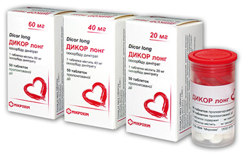 Дикор лонг — отечественный препарат изосорбида динитрата ...